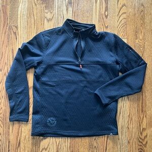 Bauer Hockey Men’s Black Waffle Quarter Zip Size Medium
